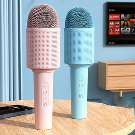 Microfono wireless Microfono Bluetooth portatile Microfono karaoke wireless Altoparlante per microfono Bluetooth per Natale