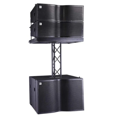 Sistema PA portatile con altoparlanti Line Array di piccole dimensioni